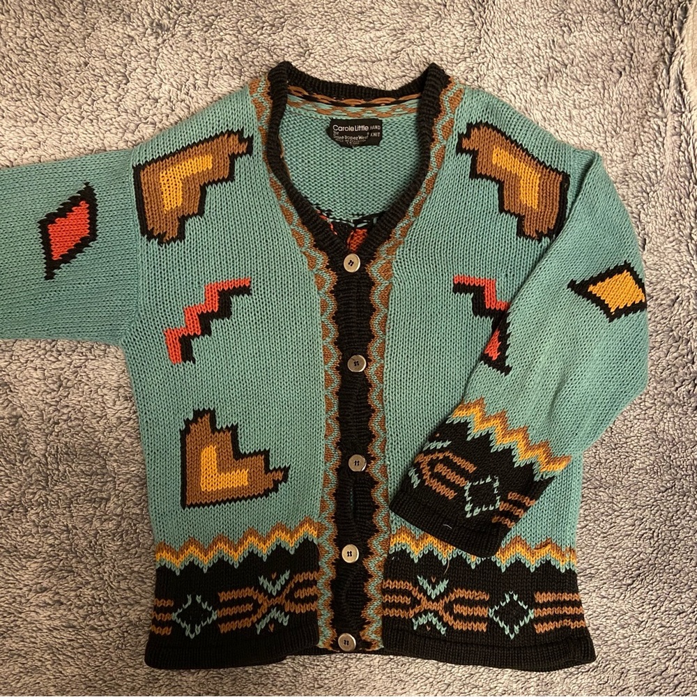 Vintage hand knit cardigan